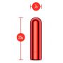 KOOL VIBES RECHARGEABLE MINI BULLET CHERRY - 5