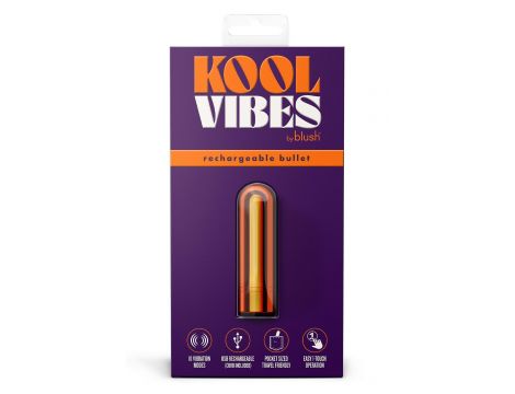 KOOL VIBES RECHARGEABLE MINI BULLET TANGERINE