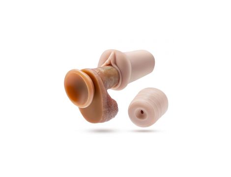 Masturbator Ashlynn Blush beżowy TPE 13 cm - 4