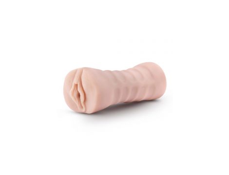 Masturbator wibrujący Destini beżowy 13 cm - 2