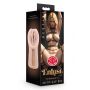 Masturbator wibrujący Destini beżowy 13 cm - 6