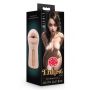 Masturbator wibrujący Nicole beżowy Blush - 6