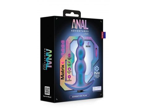 ANAL ADVENTURES MATRIX EXPEDITION PLUG LUNAR BLUE - 3