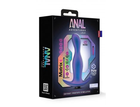 ANAL ADVENTURES MATRIX ODYSSEY PROSTATE STIMULATOR SPACE AGE BLUE