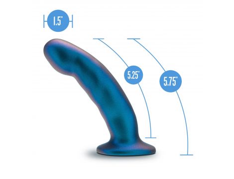 Dildo silikonowe Temptasia Rebellion niebieskie 14 cm - 6