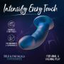 Dildo silikonowe Temptasia Rebellion niebieskie 14 cm - 13