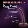 Dildo silikonowe Temptasia Surrender Peg Beginner fioletowe 12 cm - 7