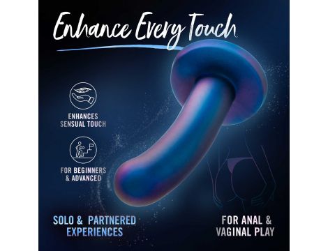 Dildo realistyczne Temptasia Surrender niebieskie 14 cm - 5