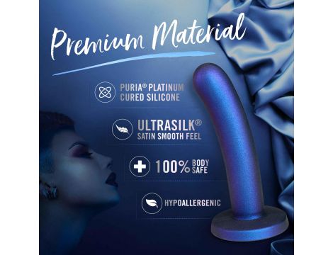 Dildo realistyczne Temptasia Surrender niebieskie 14 cm - 7
