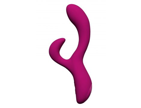 Wibrator króliczek Blush Quinn bordowy silikonowy USB 23 cm - 2