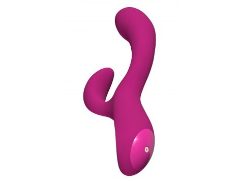 Wibrator króliczek Blush Quinn bordowy silikonowy USB 23 cm - 4