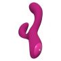 Wibrator króliczek Blush Quinn bordowy silikonowy USB 23 cm - 4