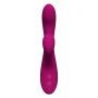 Wibrator króliczek Blush Quinn bordowy silikonowy USB 23 cm - 6