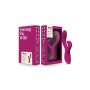 Wibrator króliczek Blush Quinn bordowy silikonowy USB 23 cm - 7