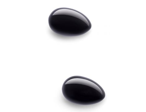 LE WAND CRYSTAL YONI EGGS BLACK OBSIDIAN