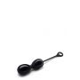 LE WAND CRYSTAL YONI EGGS BLACK OBSIDIAN - 4