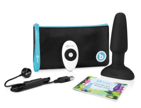 b-Vibe rimming Plug Black - 8