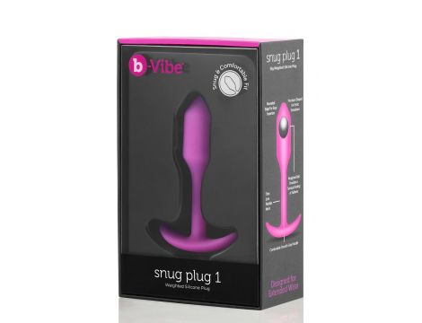 B-VIBE SNUG PLUG 1 FUCHSIA - 3