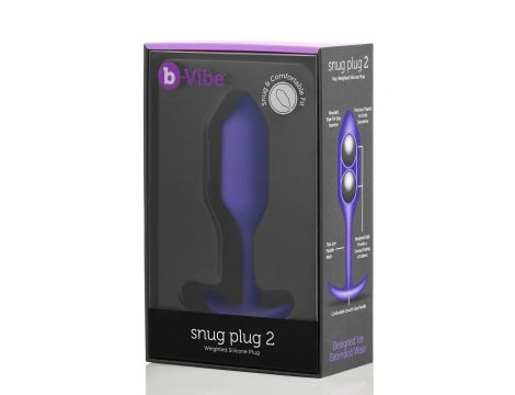 B-VIBE SNUG PLUG 2 PURPLE - 2