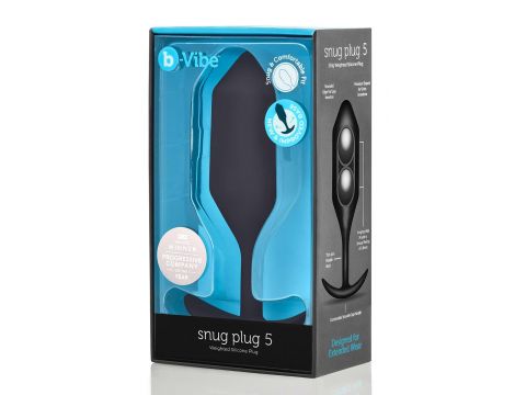B-VIBE SNUG PLUG 5 BLACK - 5