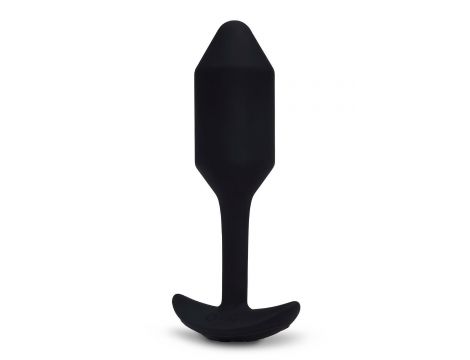 B-VIBE VIBRATING SNUG PLUG 2 BLACK - 4