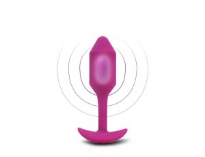B-VIBE VIBRATING SNUG PLUG 2 ROSE