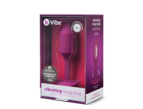 B-VIBE VIBRATING SNUG PLUG 2 ROSE - 4