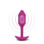 B-VIBE VIBRATING SNUG PLUG 2 ROSE - 2