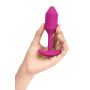 B-VIBE VIBRATING SNUG PLUG 2 ROSE - 4