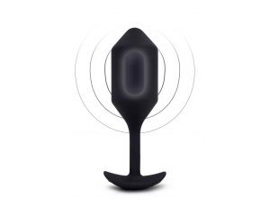 B-VIBE VIBRATING SNUG PLUG 4 BLACK