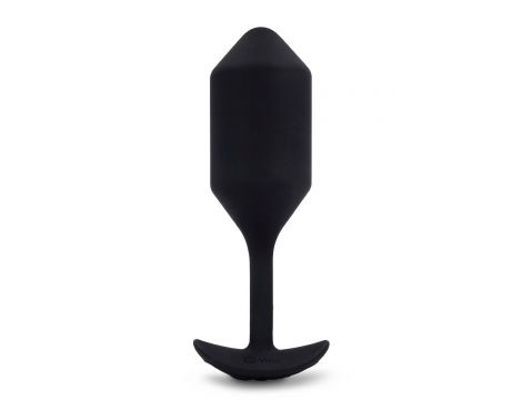 B-VIBE VIBRATING SNUG PLUG 4 BLACK - 2