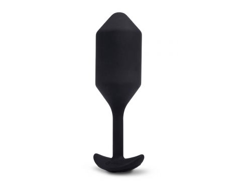 B-VIBE VIBRATING SNUG PLUG 4 BLACK - 5