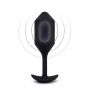 B-VIBE VIBRATING SNUG PLUG 4 BLACK - 2