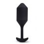 B-VIBE VIBRATING SNUG PLUG 4 BLACK - 6