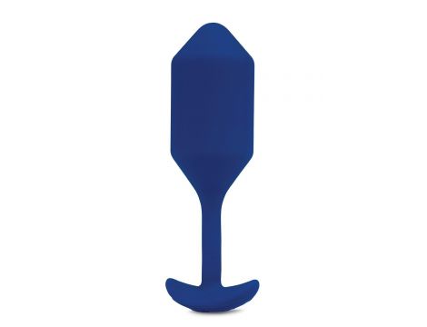 B-VIBE VIBRATING SNUG PLUG 4 NAVY
