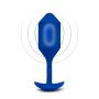B-VIBE VIBRATING SNUG PLUG 4 NAVY - 4