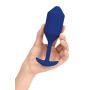 B-VIBE VIBRATING SNUG PLUG 4 NAVY - 3
