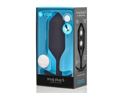 B-VIBE SNUG PLUG 6 BLACK - 2