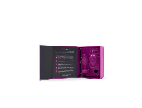 B-VIBE VIBRATING JEWEL PLUG S/M FUCHSIA - 5