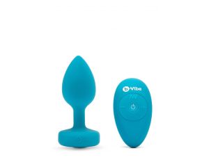 B-VIBE VIBRATING JEWEL PLUG S/M TEAL