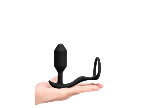 B-VIBE VIBRATING SNUG & TUG M BLACK - 3
