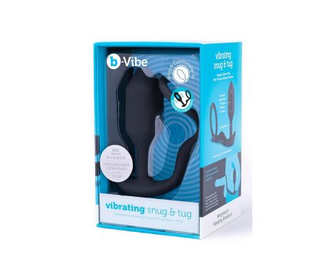 B-VIBE VIBRATING SNUG & TUG M BLACK - 4