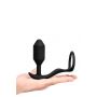 B-VIBE VIBRATING SNUG & TUG M BLACK - 4