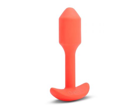 B-VIBE VIBRATING SNUG PLUG 1 ORANGE - 3