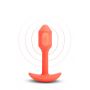 B-VIBE VIBRATING SNUG PLUG 1 ORANGE - 3