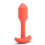 B-VIBE VIBRATING SNUG PLUG 1 ORANGE - 4