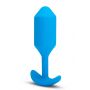 B-VIBE VIBRATING SNUG PLUG 3 BLUE - 5
