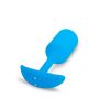 B-VIBE VIBRATING SNUG PLUG 3 BLUE - 3