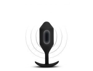 B-VIBE VIBRATING SNUG PLUG 5 BLACK