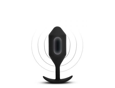 B-VIBE VIBRATING SNUG PLUG 5 BLACK
